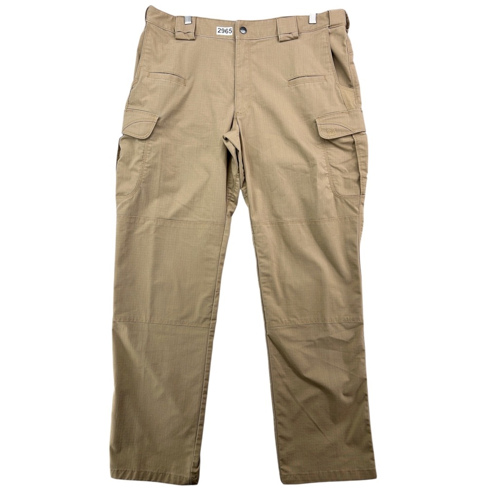5.11 Tactical Stryke Cargo Pants Mens 38x34 Khaki Tan Ripstop Work 74369-120